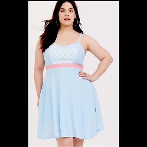 Torrid/Her Universe Toy Story 4 Light Blue Bo Peep Dress with Pockets size 3